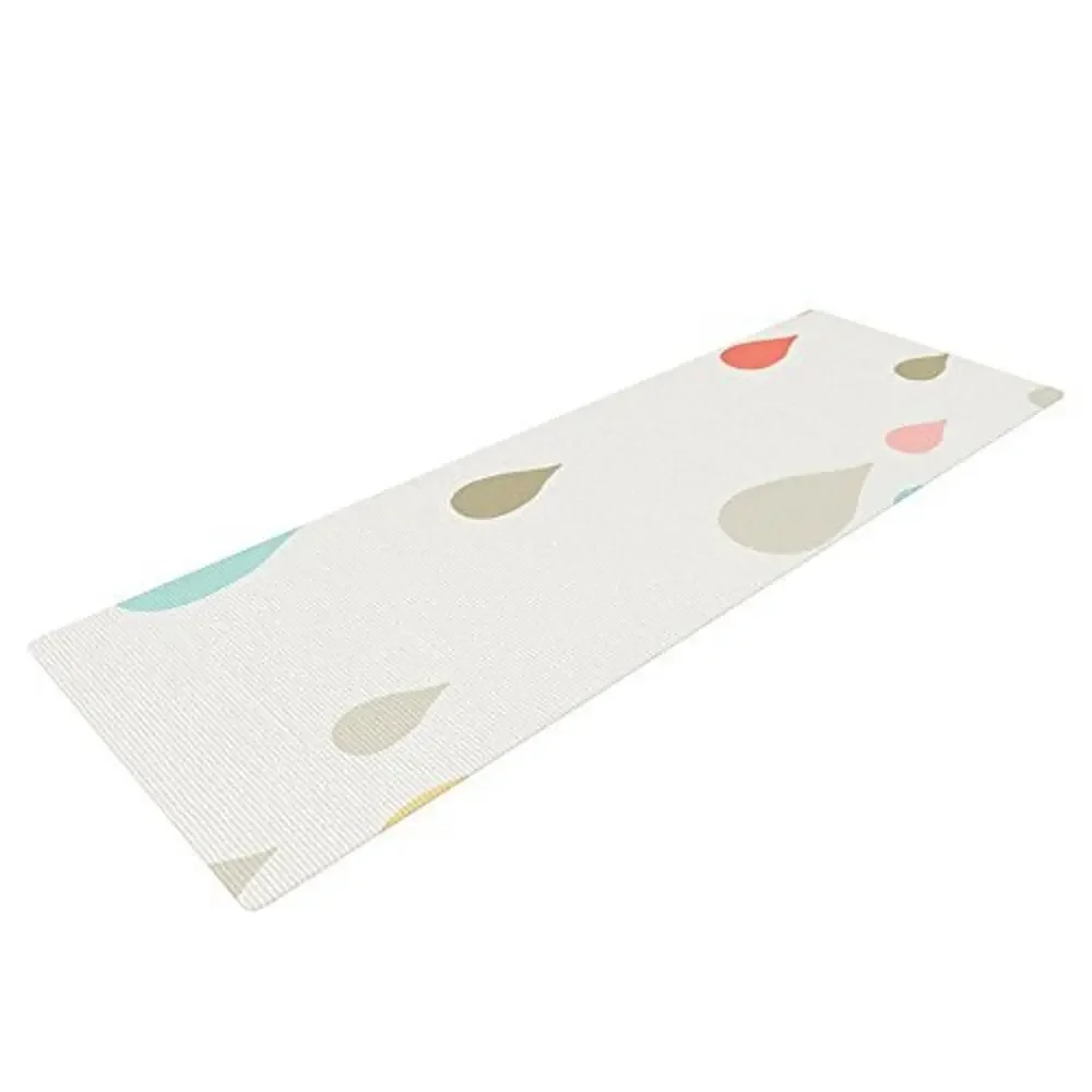 KESS InHouse Yoga Mat VERY SARIE RAINY DAYS YOGA MAT MSRP 99.99